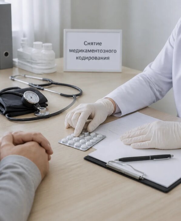 Снятие медикаментозного кодирования в Сосновоборске от 5173 р. | Медзона