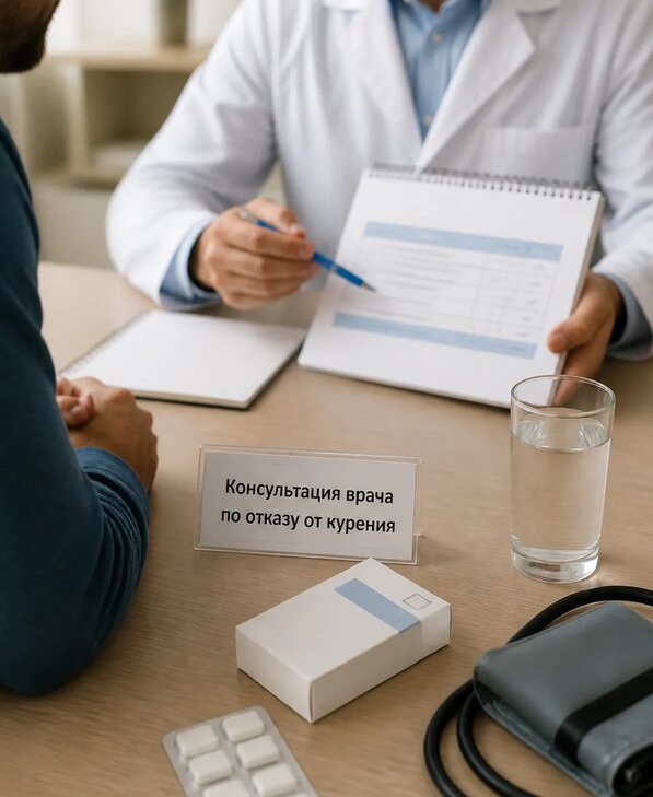 Консультация врача по отказу от курения для взрослых в Сосновоборске